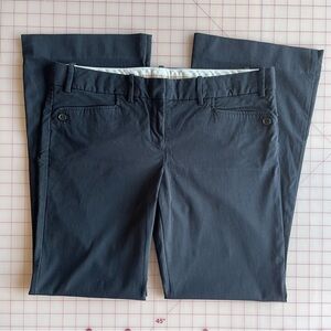 The Limited Drew Fit Black Trousers Pants 10 10S low rise straight leg